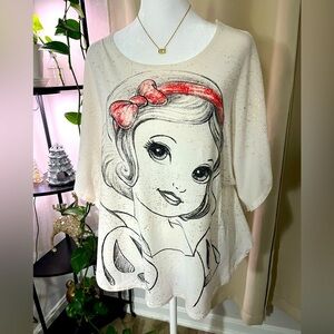 Disney Snow White Women’s Winged Draped Shirt